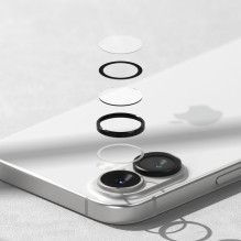 Ringke Camera Frame Protector 2-pack, skirta iPhone 16 / 16 Plus - juoda
