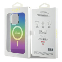 Guess IML Iridescent MagSafe dėklas, skirtas iPhone 15 Pro Max 6,7' - daugiaspalvis