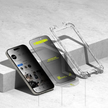Ringke Easy Slide Privacy Glass 2 pakuotės, skirtos iPhone 16 Pro