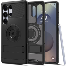 Spigen Slim Armor Mag MagSafe dėklas, skirtas Samsung Galaxy S25 Ultra - juodas