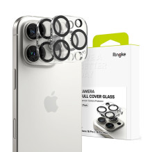 Ringke Camera Protector 2 pakuočių grūdintas stiklas, skirtas iPhone 16 Pro / 16 Pro Max