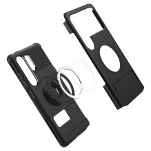 Spigen Slim Armor Mag MagSafe dėklas, skirtas Samsung Galaxy S25 Ultra - juodas