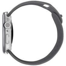 Uniq Voute grūdinto stiklo dėklas, skirtas Apple Watch 10 42 mm – sidabrinis
