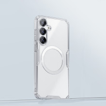 Nillkin Nature TPU Pro magnetinis dėklas su MagSafe, skirtas Samsung S25+ - baltas