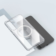 Nillkin Nature TPU Pro magnetinis dėklas su MagSafe, skirtas Samsung S25+ - baltas