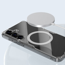 Nillkin Nature TPU Pro magnetinis dėklas su MagSafe, skirtas Samsung S25+ - baltas