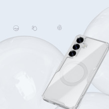 Nillkin Nature TPU Pro magnetinis dėklas su MagSafe, skirtas Samsung S25+ - baltas