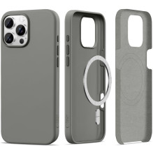 Tech-Protect silikoninis MagSafe iPhone 16 Pro dėklas – pilkas