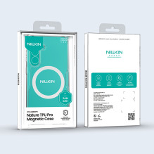 Nillkin Nature TPU Pro magnetinis dėklas su MagSafe, skirtas Samsung S25+ - baltas