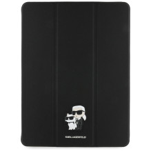 Karl Lagerfeld Saffiano Magnetic Karl Choupette iPad Air 13' 2024 knygų viršelio dėklas – juodas Karl Lagerfeld Saffiano Magnetic Karl Choupette iPad Air 13' 2024 knygų viršelio dėklas – juodas