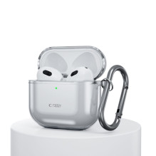 Tech-Protect FlexAir dėklas, skirtas AirPods 4 – pilkas