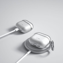 Tech-Protect FlexAir dėklas, skirtas AirPods 4 – pilkas