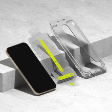 „Ringke Easy Slide Tempered Glass“ 2 pakuotės, skirtos „Google Pixel 9/9 Pro“