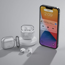 Tech-Protect FlexAir dėklas, skirtas AirPods 4 – pilkas