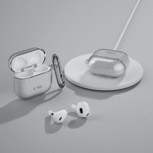 Tech-Protect FlexAir dėklas, skirtas AirPods 4 – pilkas