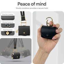 „Spigen Cyrill“ mini krepšys, skirtas „AirPods 4“ – juodas „Spigen Cyrill“ mini krepšys, skirtas „AirPods 4“ – juodas