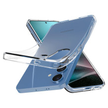 „Spigen“ skystųjų kristalų dėklas, skirtas Samsung Galaxy S25+ – skaidrus