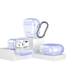 Tech-Protect FlexAir dėklas, skirtas AirPods 4 – violetinis