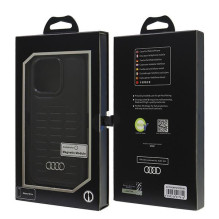 Audi Synthetic Leather MagSafe iPhone 16 Pro 6.3" black / black hardcase AU-TPUPCMIP16P-GT / D3-BK Audi Synthetic Leather MagSafe iPhone 16 Pro 6.3" black / black hardcase AU-TPUPCMIP16P-GT / D3-BK