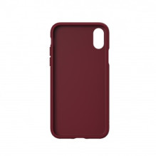 Adidas OR Molded PU Suede dėklas iPhone X / XS - bordo