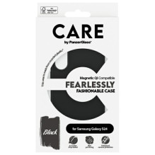 CARE by PanzerGlass Fashion QI Case Samsung Galaxy S24 - juodas