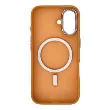Wozinsky Fashion Case MagSafe, skirtas Samsung Galaxy S25 - oranžinis