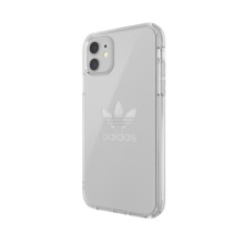 „Adidas“ OR PC Case didelis logotipas, skirtas „iPhone 11“ – skaidrus
