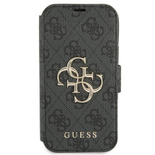 Guess GUBKP13X4GMGGR iPhone 13 Pro Max 6.7" gray / gray book 4G Big Metal Logo