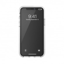 „Adidas SP PC Case“ didelis logotipas, skirtas „iPhone 11 Pro“ – skaidrus