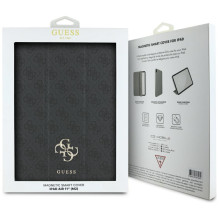 Guess GUFC11RM24PS4SGK iPad Air 11" 2024 black / black Magnetic 4G Big Logo
