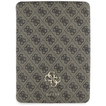 Guess GUFC11RM24PS4SGW iPad Air 11" 2024 brown / brown Magnetic 4G Big Logo
