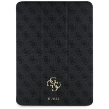 Guess GUFC13PM24PS4SGK iPad Pro 13' 2024 juoda / juoda magnetinis 4G didelis logotipas