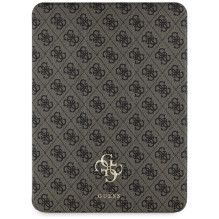 Guess GUFC13PM24PS4SGW iPad Pro 13" 2024 brown Magnetic 4G Big Logo