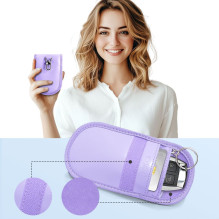 Tech-Protect KLR100 RFID blokuojantis automobilio rakto dėklas – violetinis Tech-Protect KLR100 RFID blokuojantis automobilio rakto dėklas – violetinis