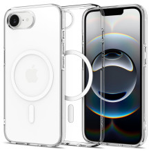 „Spigen Liquid Crystal MagSafe“ dėklas, skirtas „iPhone 16e / 17e“ – skaidrus