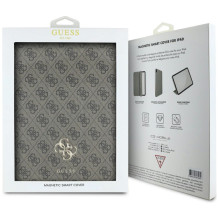Guess GUFC13RM24PS4SGW iPad Air 13" 2024 brown Magnetic 4G Big Logo