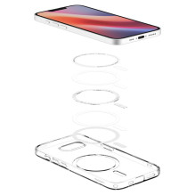 „Spigen Liquid Crystal MagSafe“ dėklas, skirtas „iPhone 16e / 17e“ – skaidrus