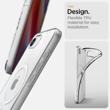 Spigen Liquid Crystal Mag MagSafe Case for iPhone 16e / 17e - Transparent