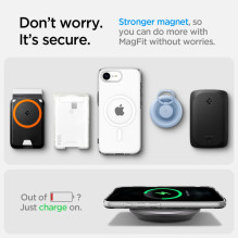 Spigen Liquid Crystal Mag MagSafe Case for iPhone 16e / 17e - Transparent