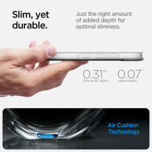 Spigen Liquid Crystal Mag MagSafe Case for iPhone 16e / 17e - Transparent