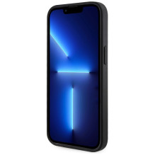 Guess 4G Stripes dėklas su Magsafe pinigine iPhone 15 juodas