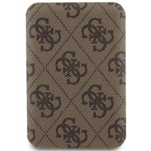 Guess Powerbank indukcinis 15W GUPB5FP4EMGW 5000mAh ruda / ruda 4G odinis metalinis logotipas MagSafe