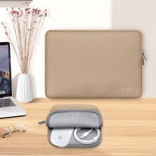 Tech-Protect Neoslim 15–16 colių nešiojamojo kompiuterio krepšys – smėlio spalvos