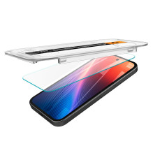 Spigen Glas.TR „Ez Fit“ grūdintas stiklas, 2 pakuotės, skirtas „Google Pixel 9A“ – skaidrus