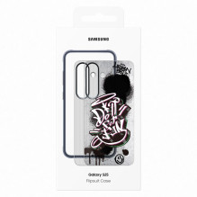 Samsung Flipsuit dėklas, tvirtas EF-JS931CBEGWW, skirtas Samsung Galaxy S25 – juodas