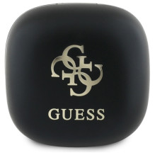 Guess Bluetooth ausinės GUTWSJ144ESK TWS + prijungimo stotelė juoda / juoda Vaivorykštis 4G spausdintas logotipas