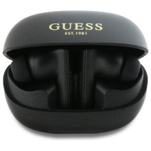 Guess Bluetooth headphones GUTWST88MCTGK TWS + docking station black / black Capsule Printed Logo