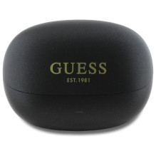 Guess Bluetooth headphones GUTWST88MCTGK TWS + docking station black / black Capsule Printed Logo