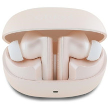 Guess Bluetooth ausinės GUTWST88MCTGP TWS + Docking Station rožinė kapsulė, atspausdintas logotipas