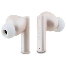 Guess Bluetooth ausinės GUTWST88MCTGP TWS + Docking Station rožinė kapsulė, atspausdintas logotipas